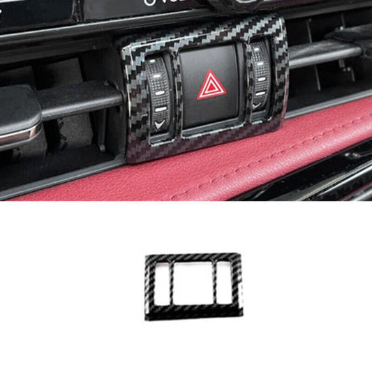 Carbon Fiber Hazard Indicator Light Switch Cover for Lexus NX 250 350 450h 22-24