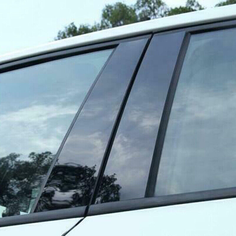 for Sienna 2021-2023 Glossy Black Rearview Side Door Mirror Strips Trim v