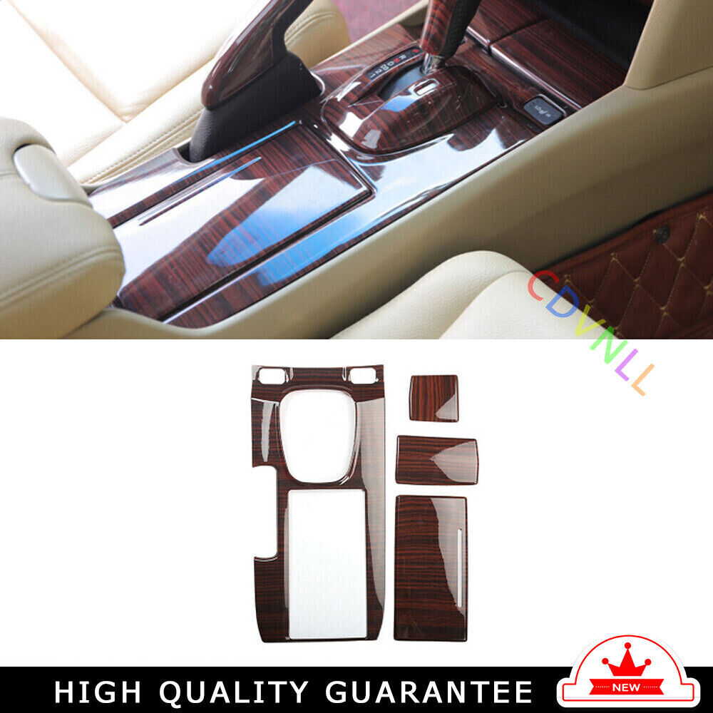 Middle Console Gear Shift Panel Trim for Honda Accord Crosstour 08-13 Wood Grain