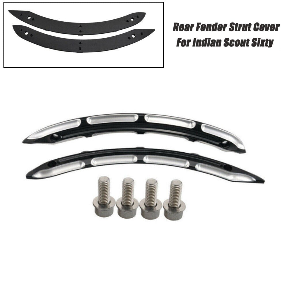 Motorcycle Black Billet Fender Strut Kit For Indian Scout 2015-2020 Aluminum