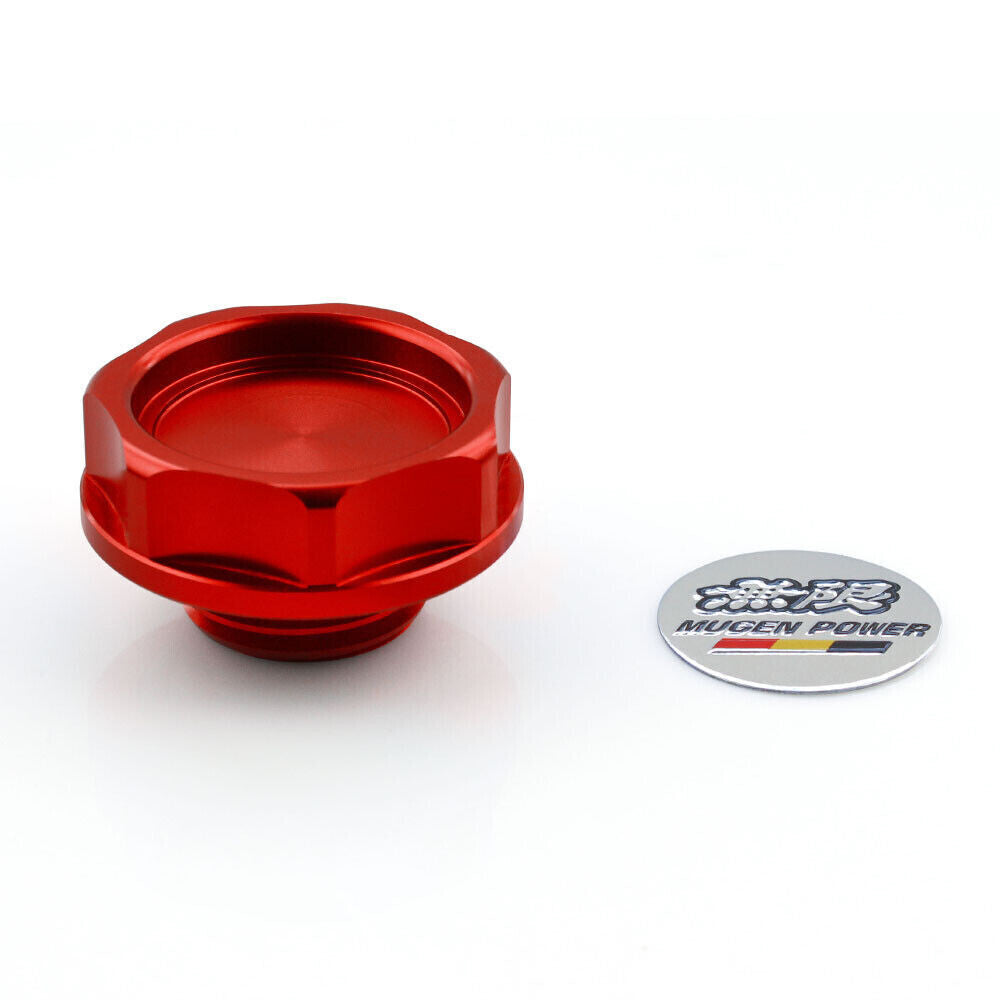 JDM Red Screw-In Engine Oil Filler Tank Cap Valve Cover for Honda for Acura for Civic