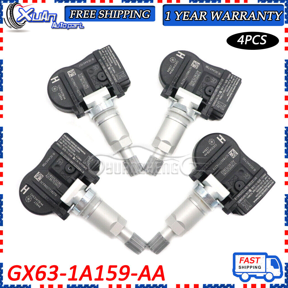 4-piece TPMS GX63-1A159-AA LR070840 tire pressure sensors for Land Rover for Range Rover 433MHz v