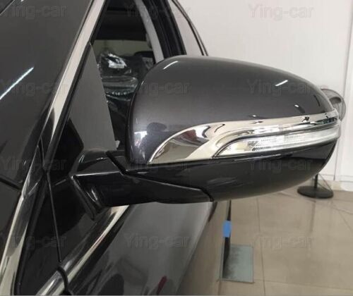 for Kia Sorento 2016-2020 Chrome Exterior Side Door Mirror Molding Strips Trim