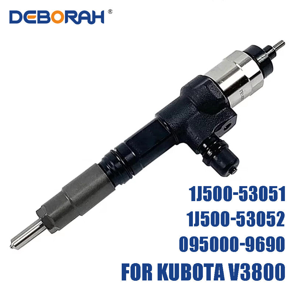 Diesel Fuel Injector 095000-9690 1J500-53051 for Kubota V3800 V3800T 3.8L Engine