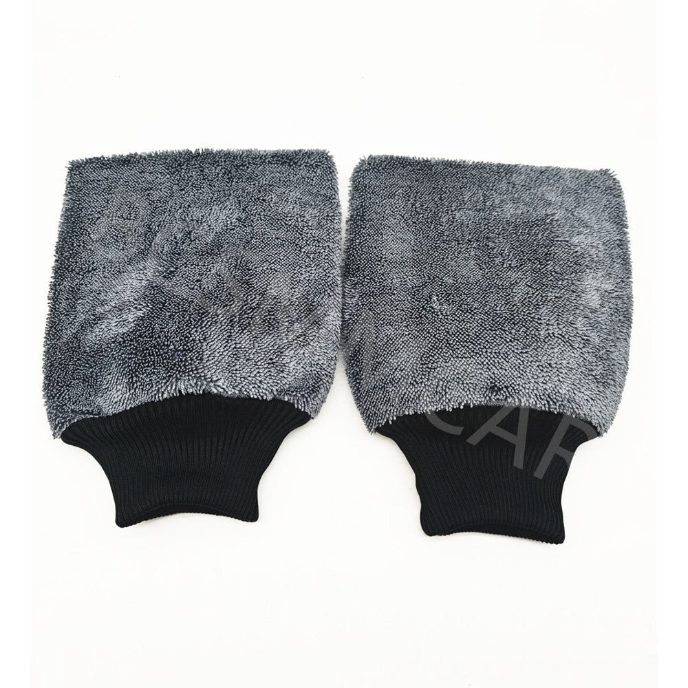 Car Multifunction Wash Gloves Towel Cleaning Furniture Mirrors Thick Clean Tools