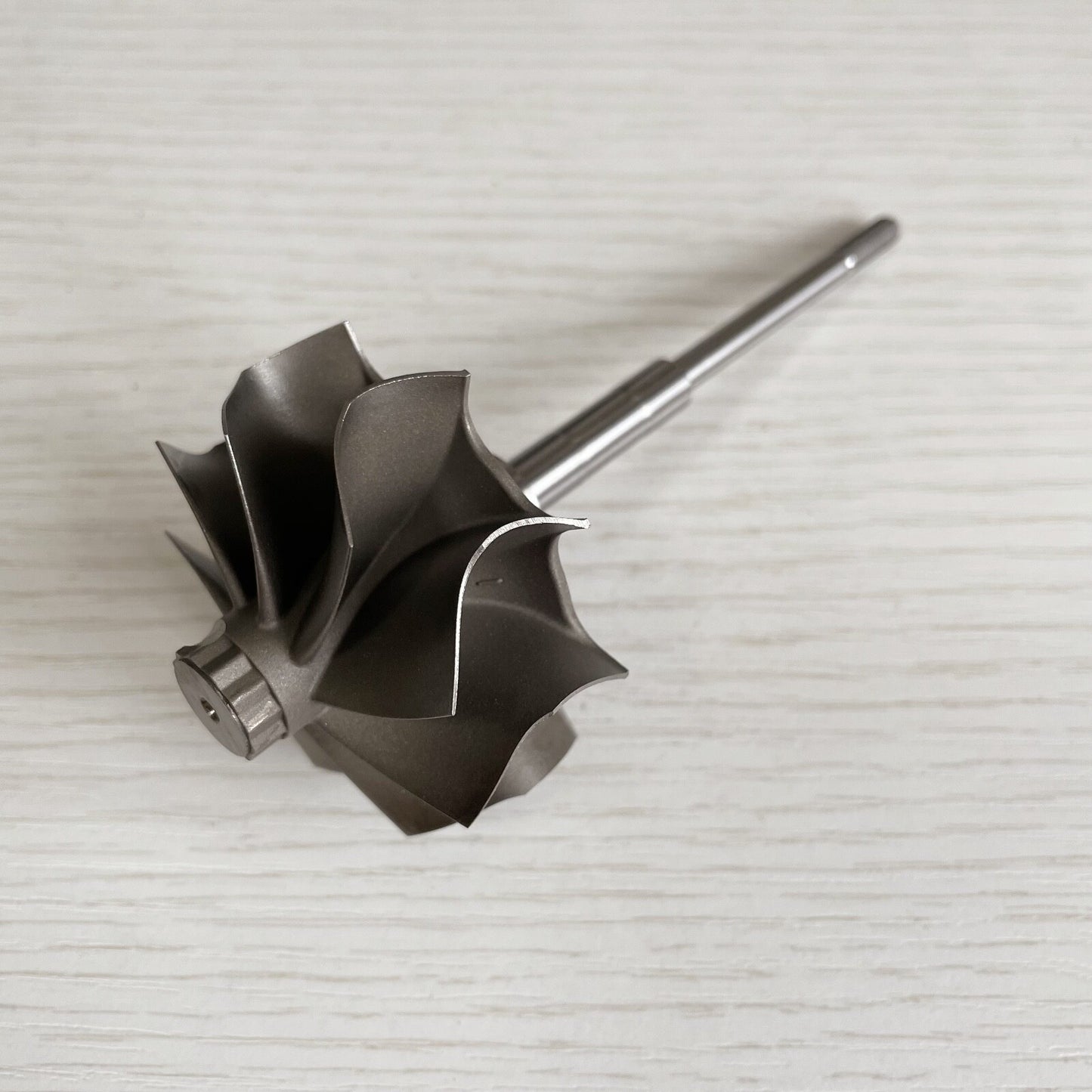 GTB25 54/57 mm 9-blade log bearing turbine wheel/turbine shaft and wheel R9