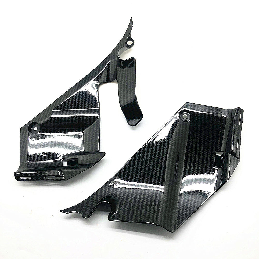 for HONDA 07-12 CBR 600RR F5 LEFT RIGHT CARBON INNER FAIRING COWL PAWL TRIM PART
