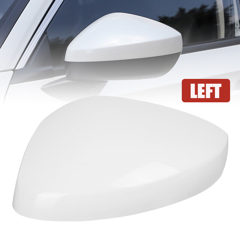 Left Driver Side Rearview Mirror Cover Cap White For 11th for Honda for Civic 2022-2024