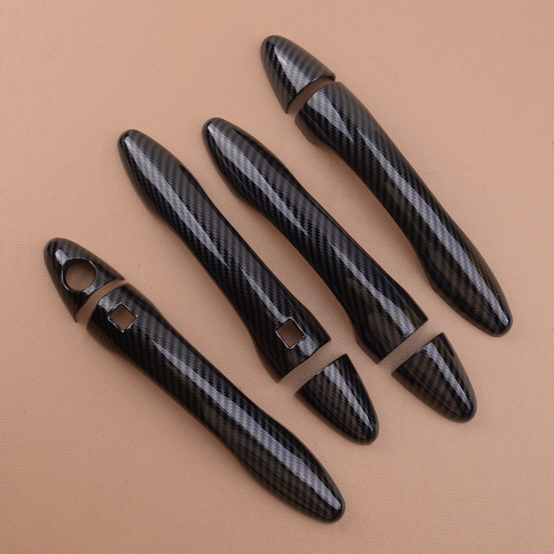 Carbon Fiber Style for Smart Door Handle Cover Set Fit for Kia Optima K5 2011-2015