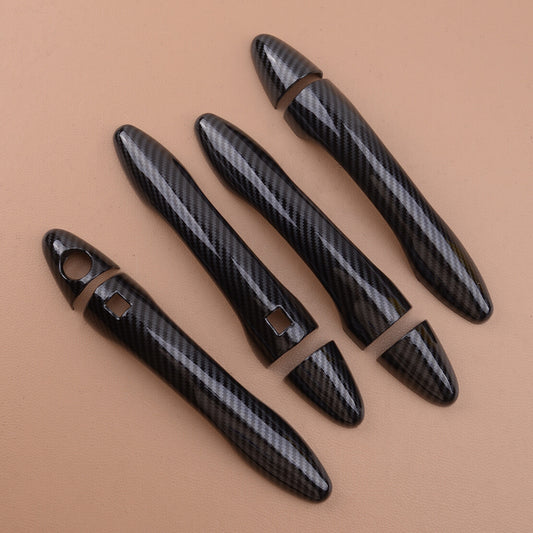 Carbon Fiber Style for Smart Door Handle Cover Set Fit for Kia Optima K5 2011-2015
