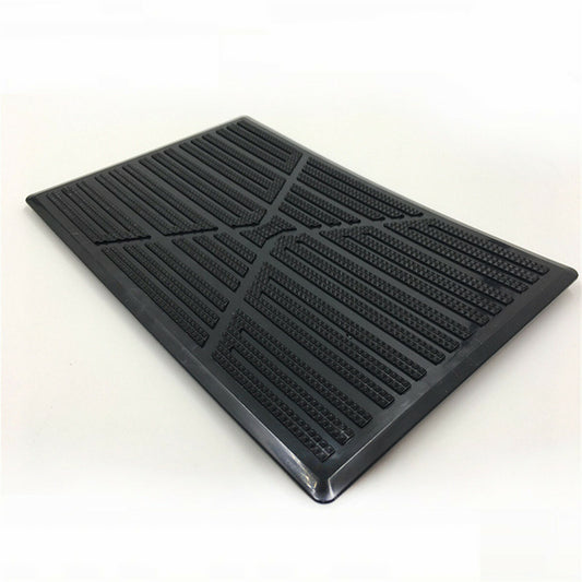 Car Floor Mats Carpet Liner Rubber Heel Pad Carpet Mat 25x16cm for Sedan SUV Q