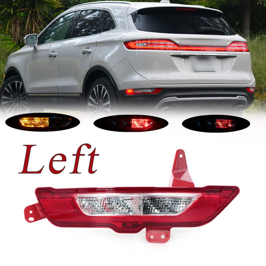 Left for Lincoln MKC 2015-2019 Rear Reflector Light Fog Brake Turn Signal Lamp