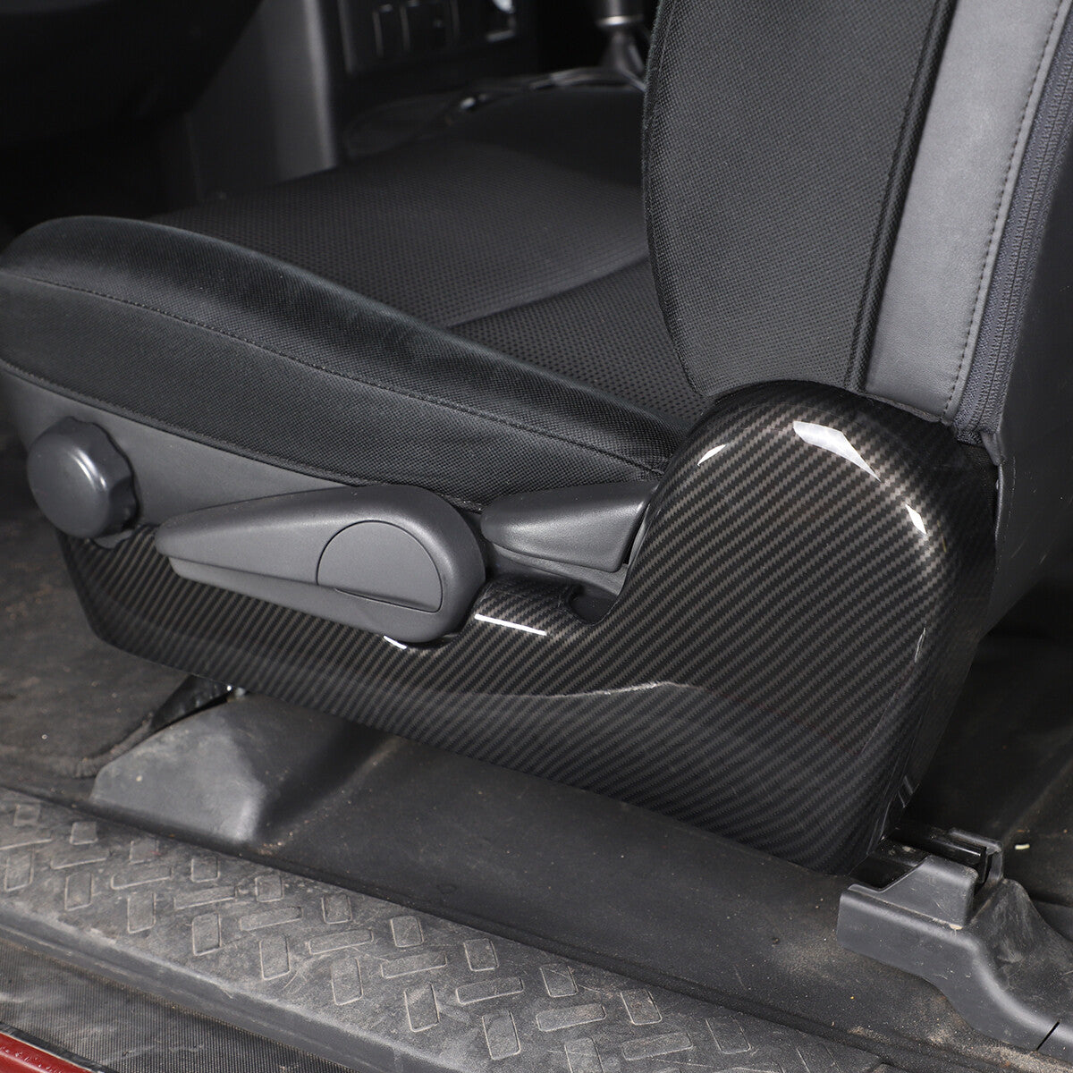 Carbon fiber exterior interior rearview mirror base cover decoration suitable for Corvette C7 2014-19- v