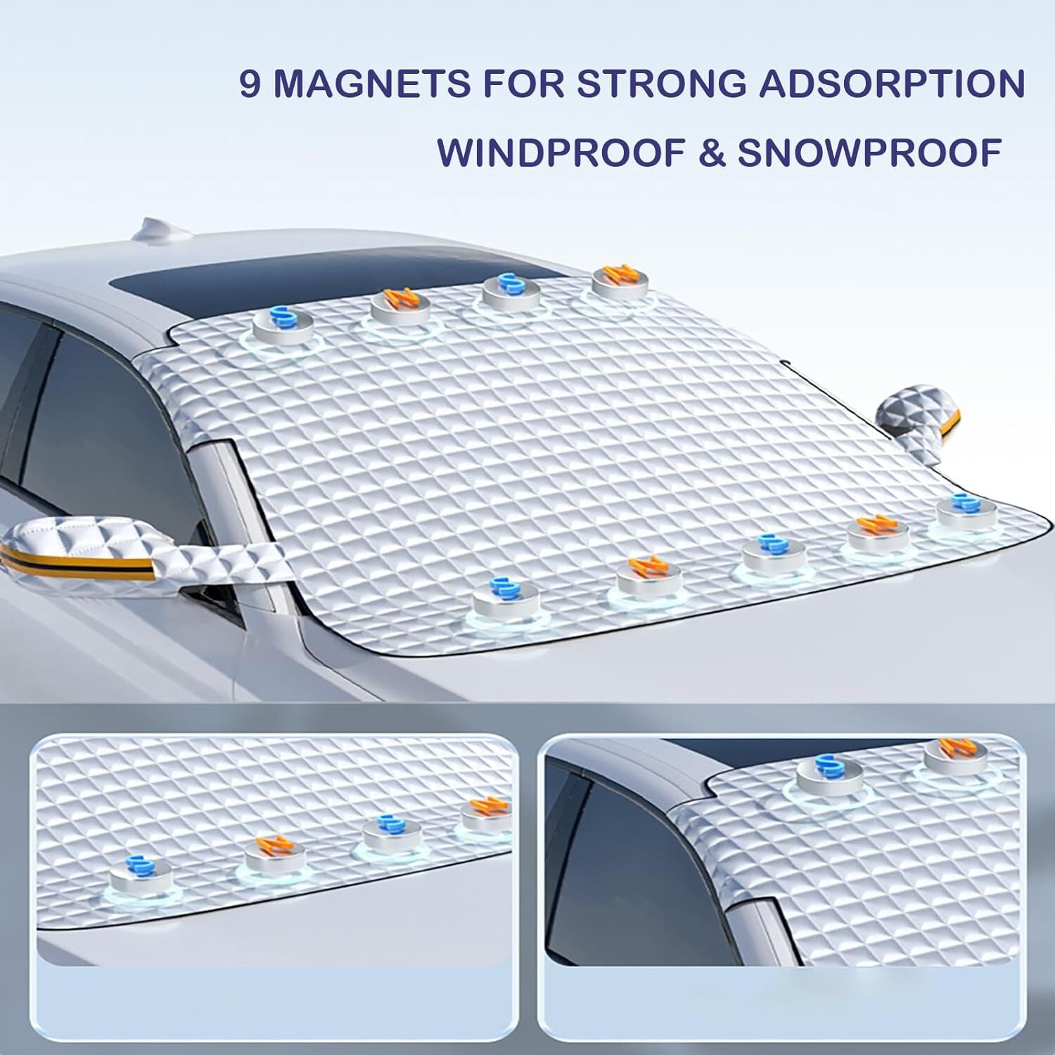 New Car Windscreen Windshield Front Glass Sun Shade Cover Snow Frost Protector L Q