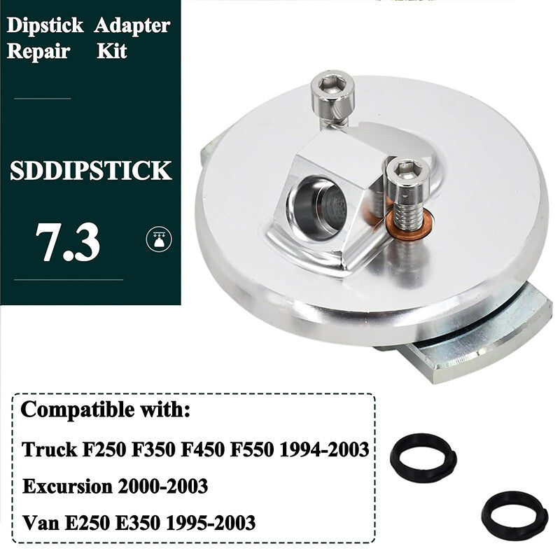Dipstick Adapter Repair Kit Fit for Ford 7.3L F250 F350 F450 F550
