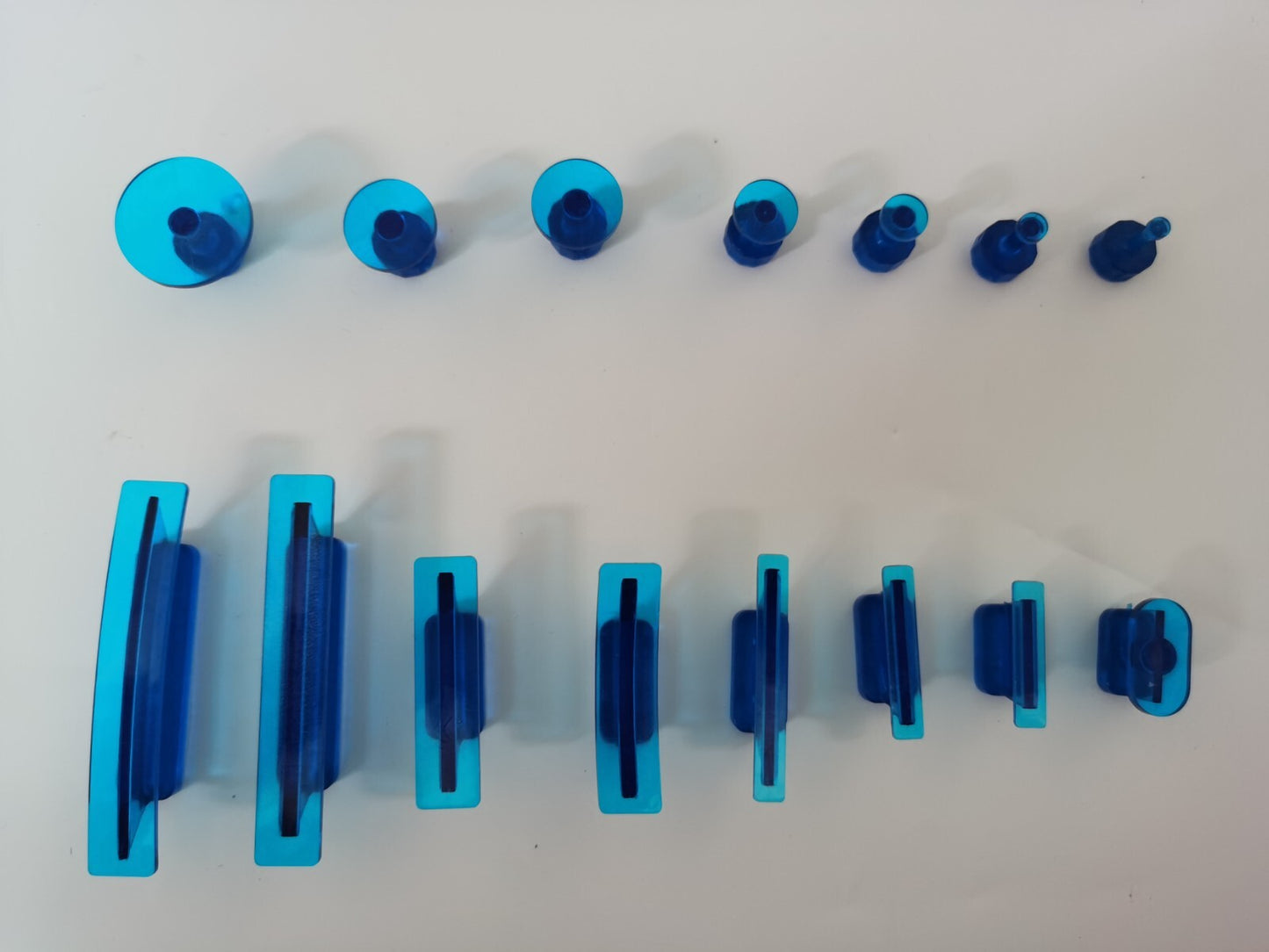 PDR Tool 15Pcs Blue Glue Gasket Auto Body Paintless Dent Repair Tools v
