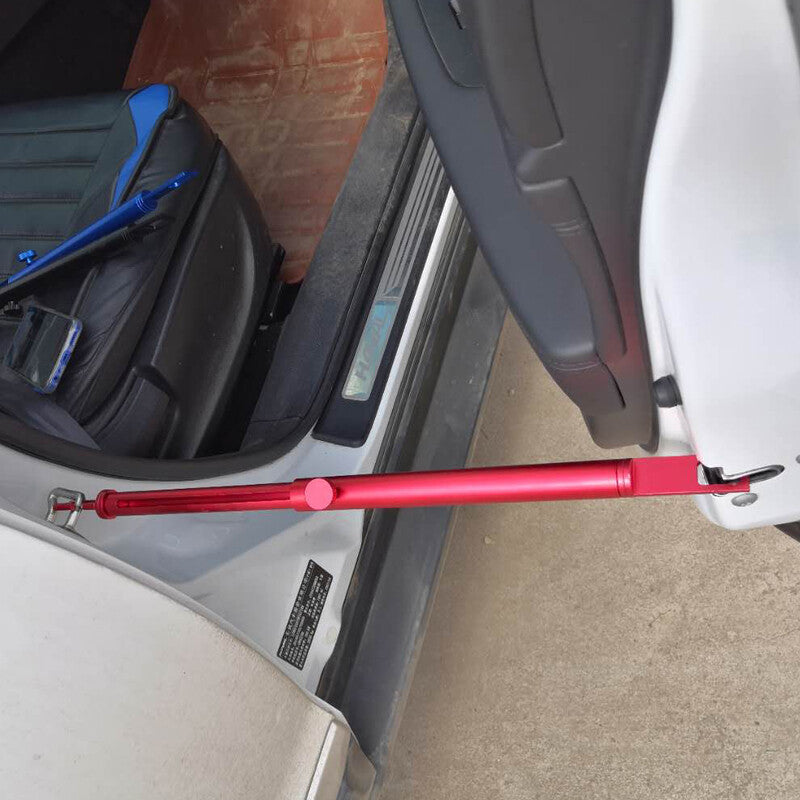 Blue Car Door Hood Trunk Support Holder Bar Adjustable Length Lifting Rod v