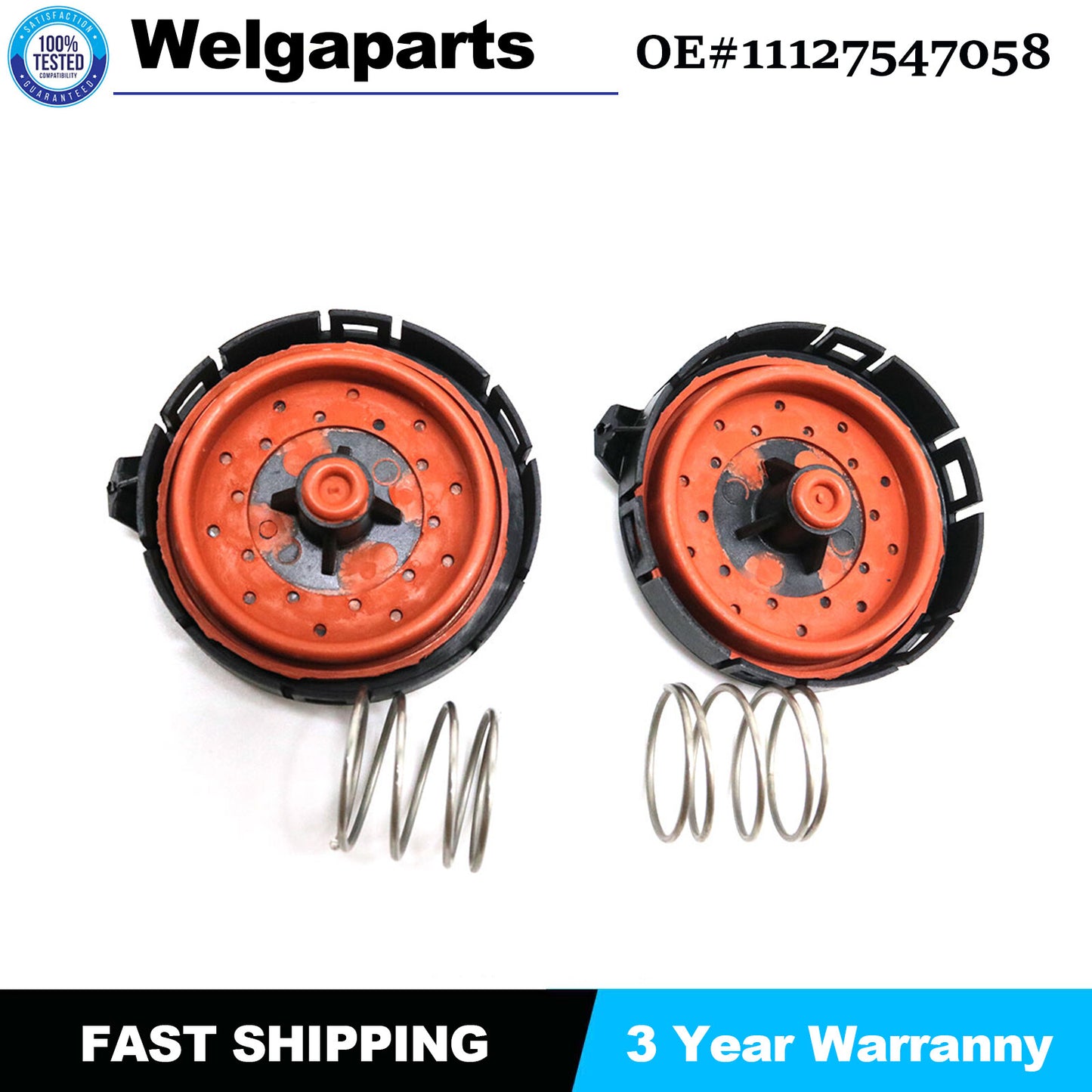 Set of 2 New PCV Valve for BMW X5 545i 550i 650i 750i 645Ci 745Li 11127547058
