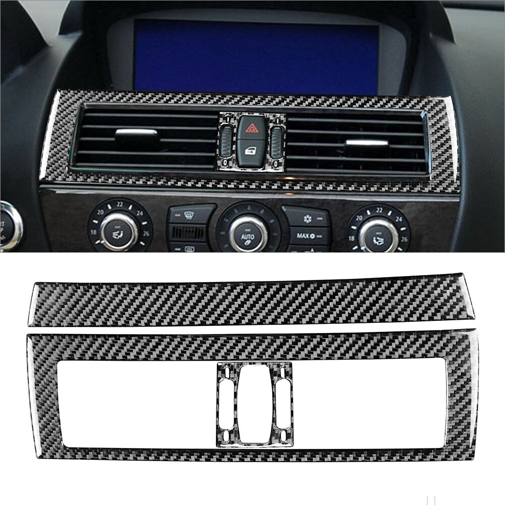 2Pcs for Seat Heating Button Panel Trim Cover For Highlander 2008-2013 v