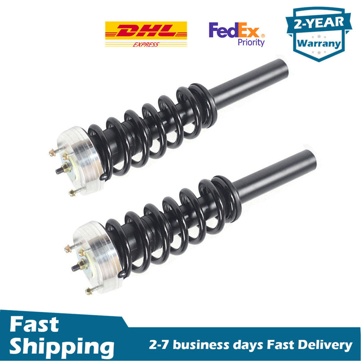 2X Front Shock Struts Assembly Fit for BMW X5 X6 E70 E71 07-14 xDrive 31316783016