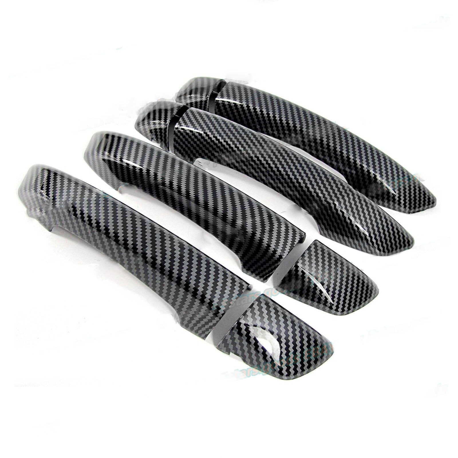 Shiny Carbon Fiber Cover Trim for 10-14 for VW GTI Hatchback 4D Side Handle