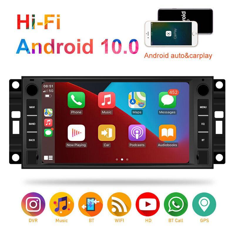 7-inch Wi-Fi BT compatible with for Jeep , Android 11, CarPlay navigation, reverse video, 2+32GB n