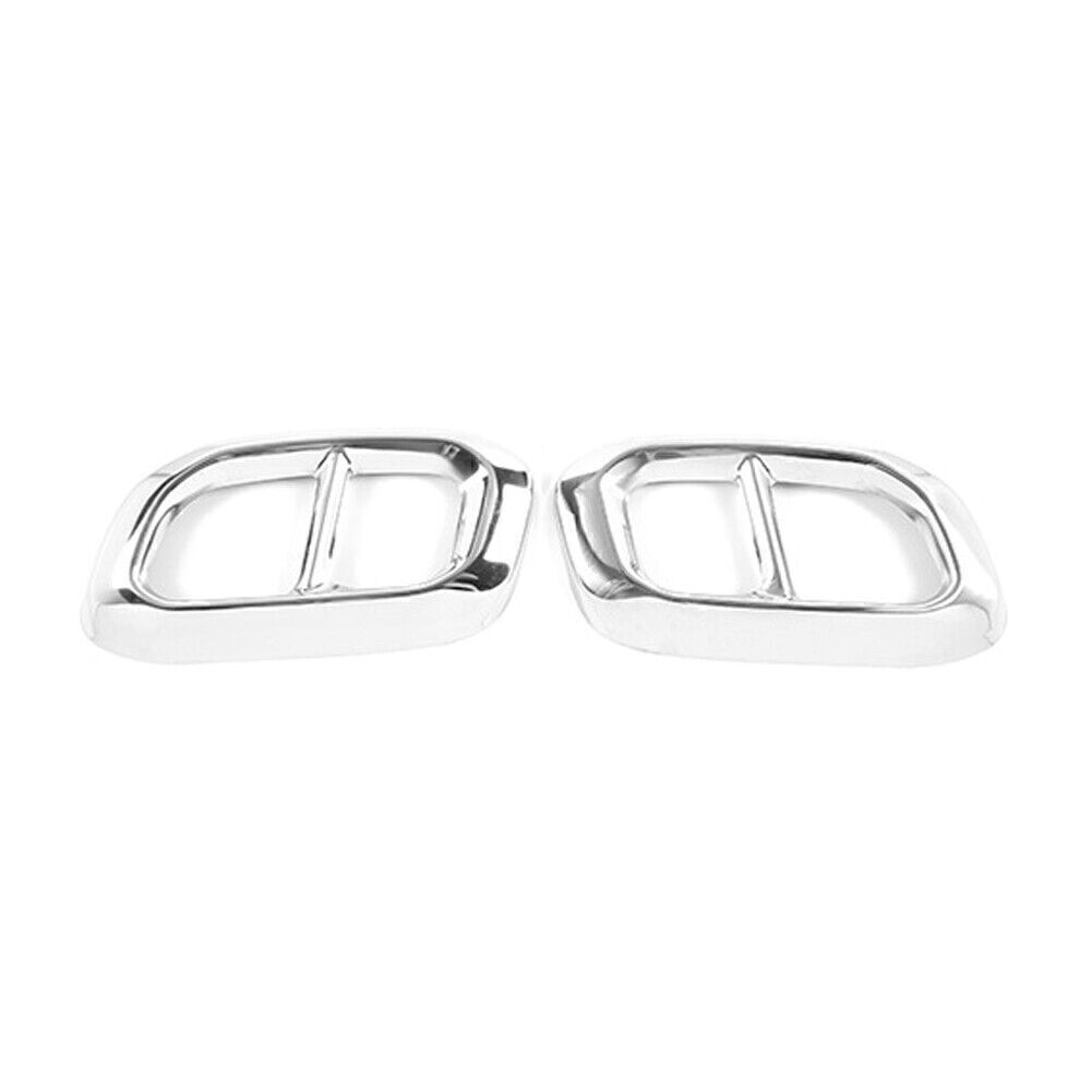Exhaust Muffler Tail Pipe Trim Cover Silver Fit for Benz GLC GLE GLS X253 W167 20-22