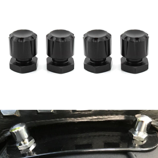 4x Solo Mounting Nuts Bolts for Harley Road King Road Glide Softai Fat Boy Black Q