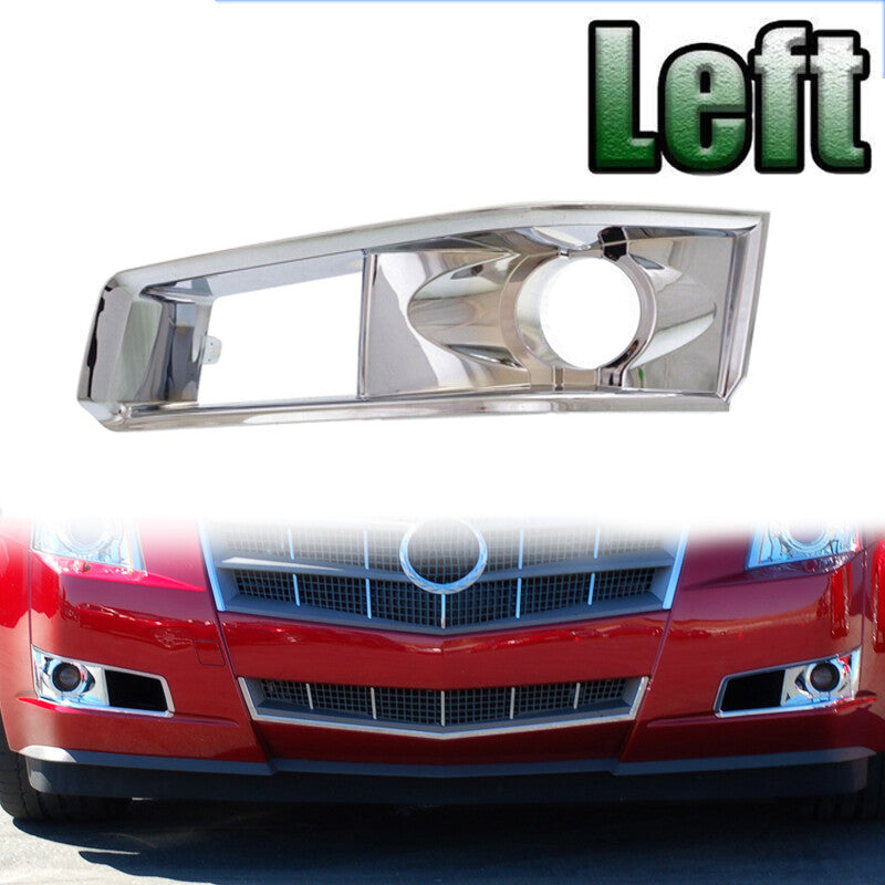 Left Front Fog Lamp Frame Daytime Running Lamp Cover for Cadillac CTS 2008-2012 v