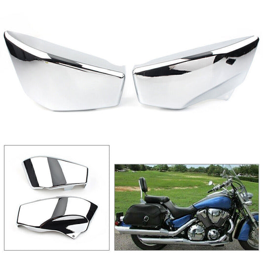 Motorcycle Side Battery Covers Panel Set Fit for Honda VTX1800 R/S/N/F/T 2002-2008