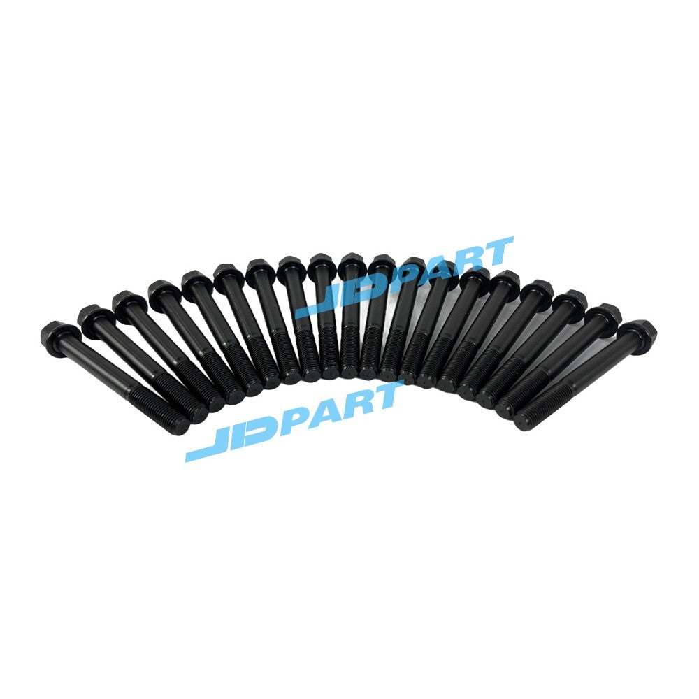 19-piece C240 cylinder head bolts for Isuzu diesel engine parts.
