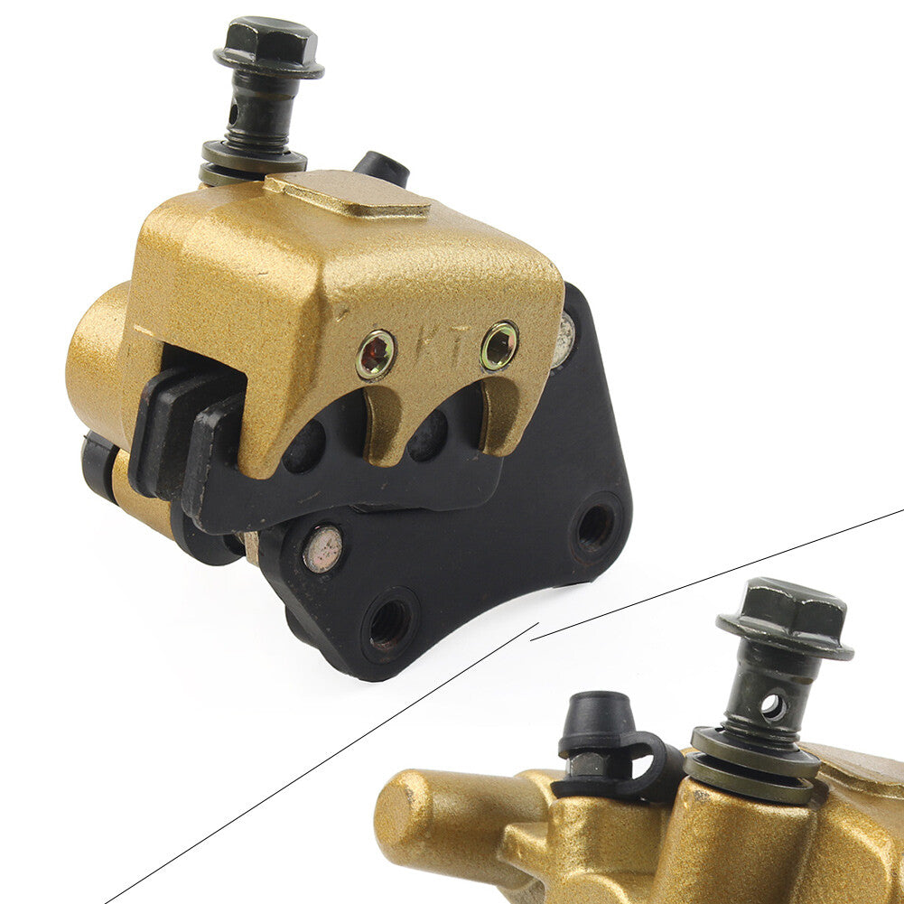Hydraulic Master Cylinder Brake Caliper System+Pads Fit Apollo 110cc 125cc ATV Q