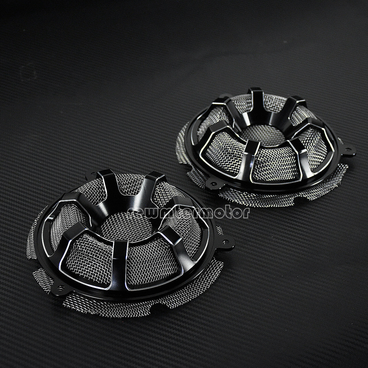 Contrast Cut Front Speaker Grill Masks Cover Fit for Harley Touring CVO 2014-19 Q