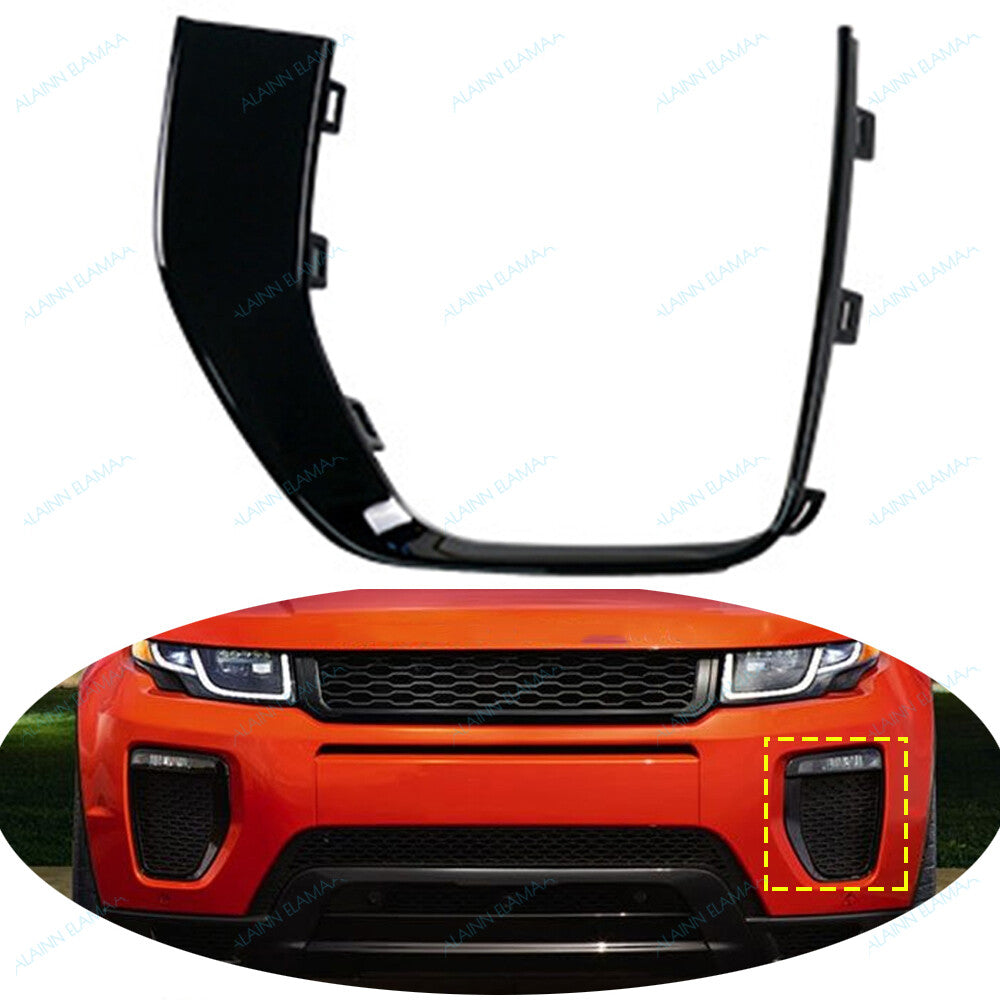 Front Fog Driving Light Bezel Cover Grille r for Range Rover Evoque 2012-19,LH