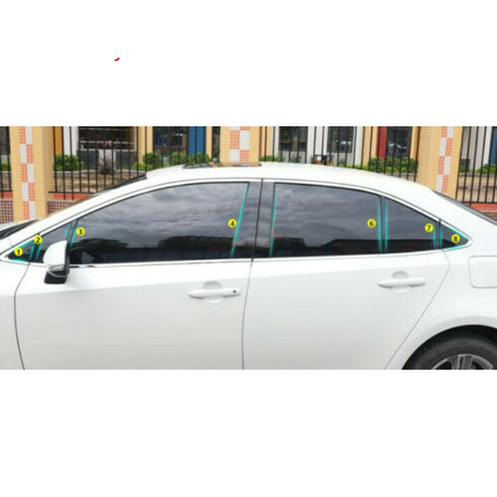 16*Black Pillar Posts for Toyota for Corolla Sedan 2019-2022 Door Trim Cover Kit New