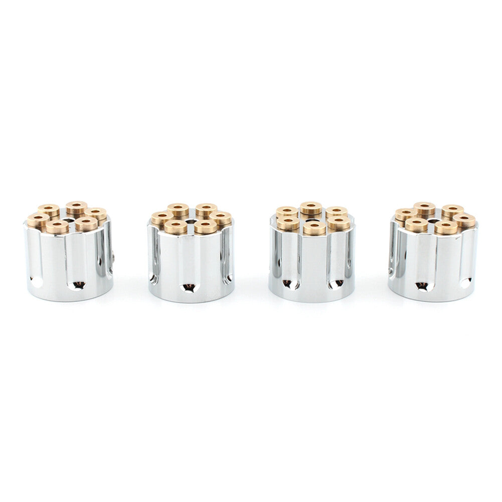 for Harley Sportster Twin Cam 1340 4x Chrome Spark Plug Head Bolt Cap Cover Plug