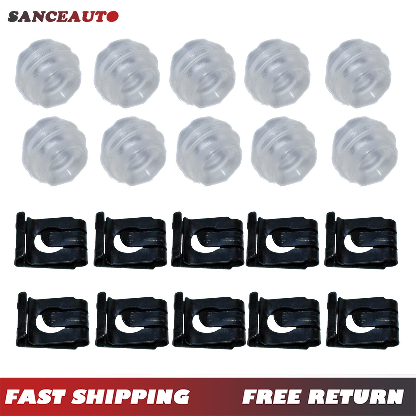 Automatic conversion linkage bushing and shift linkage clamp kit for Mercedes W111 W123 - n