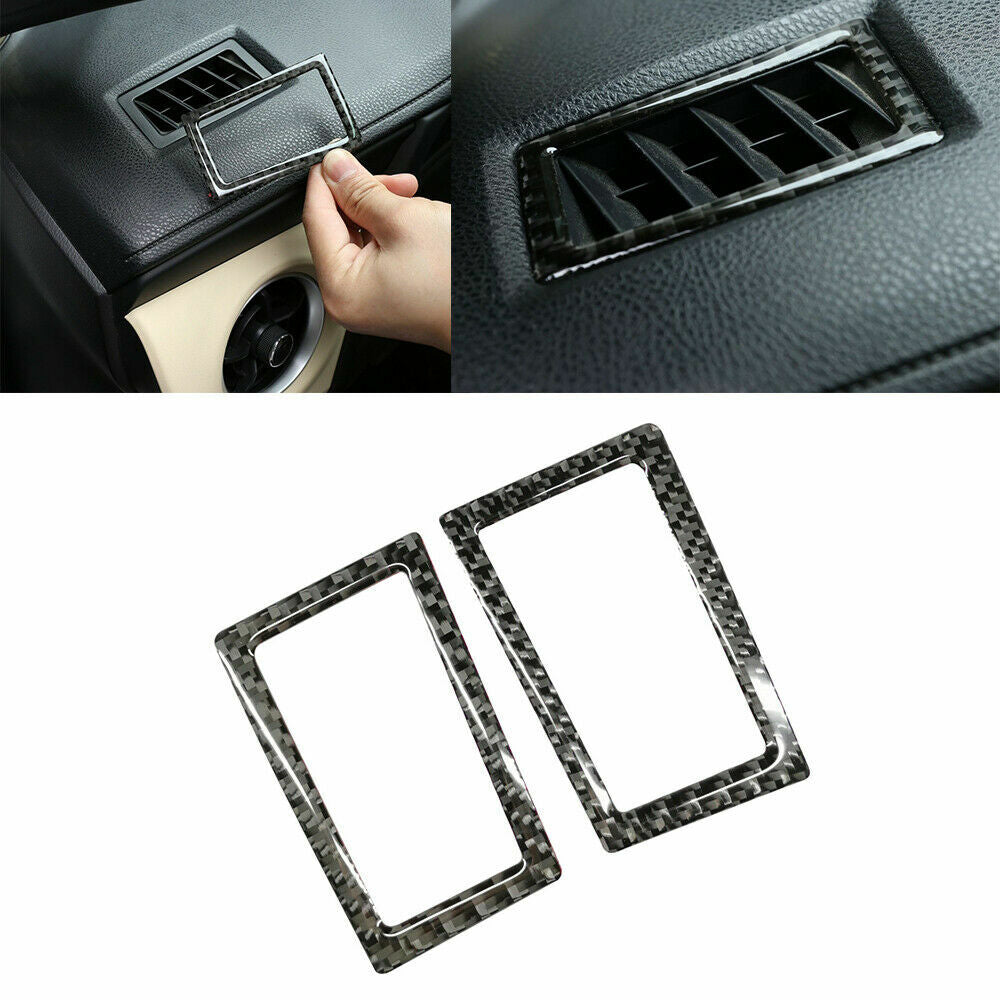 2-Piece Carbon Fiber Ventilation Panel Cover for Toyota for Corolla 2014-18