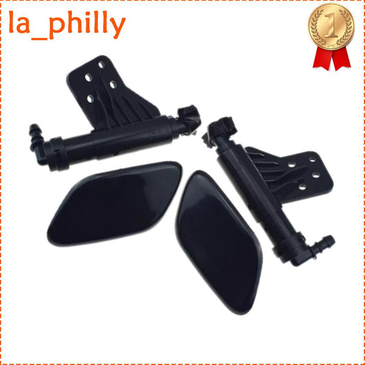 For Sportage IV KX5 2016-2019 Left+Right Headlight Washer Nozzle Cover Cap Set
