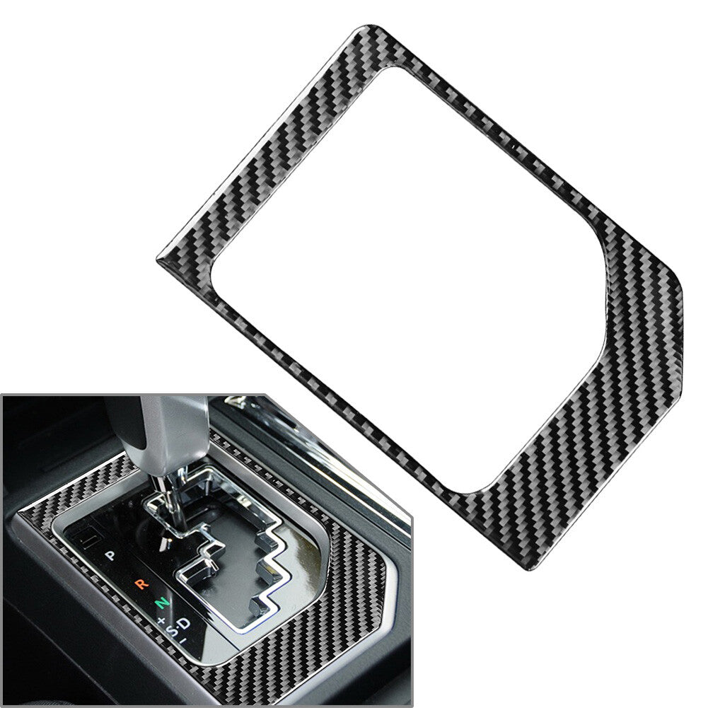 Carbon Fiber Gear Shift Panel Cover Trim for Toyota Tundra 2014-2021