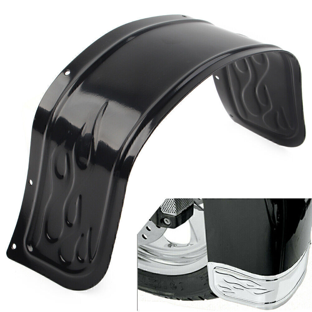 Black Front Fender Trim Skirt Fit for Harley Touring Electra Glide Softail 80-13