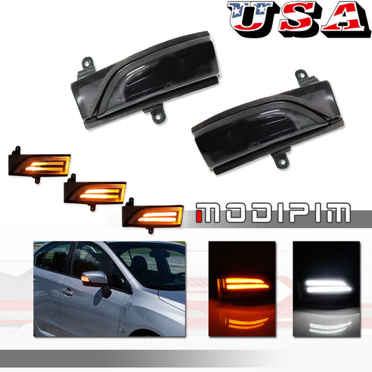 Sequential LED Side Mirror Turn Signal Light for for Subaru Forester Impreza Outback- v