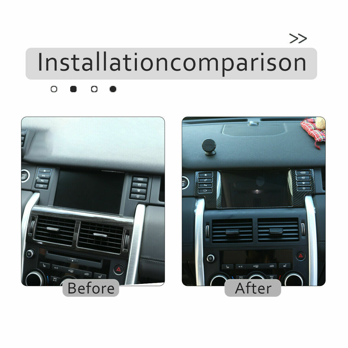 Black tail high brake light cover decoration suitable for Sub@ru Outback Forester 2014-2021 United States- v