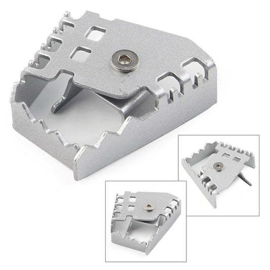Chrome Rear Foot Brake Peg Pad Extender for BMW F650GS F700GS F800GS R1200GS LC