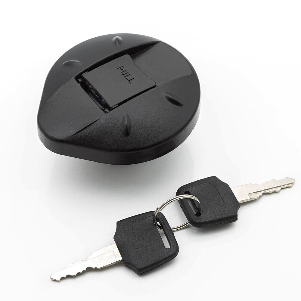 Fuel tank cap lock with 2 buttons, suitable for Yamaha XT660R and XT660X models (2004-2010, 2011-).