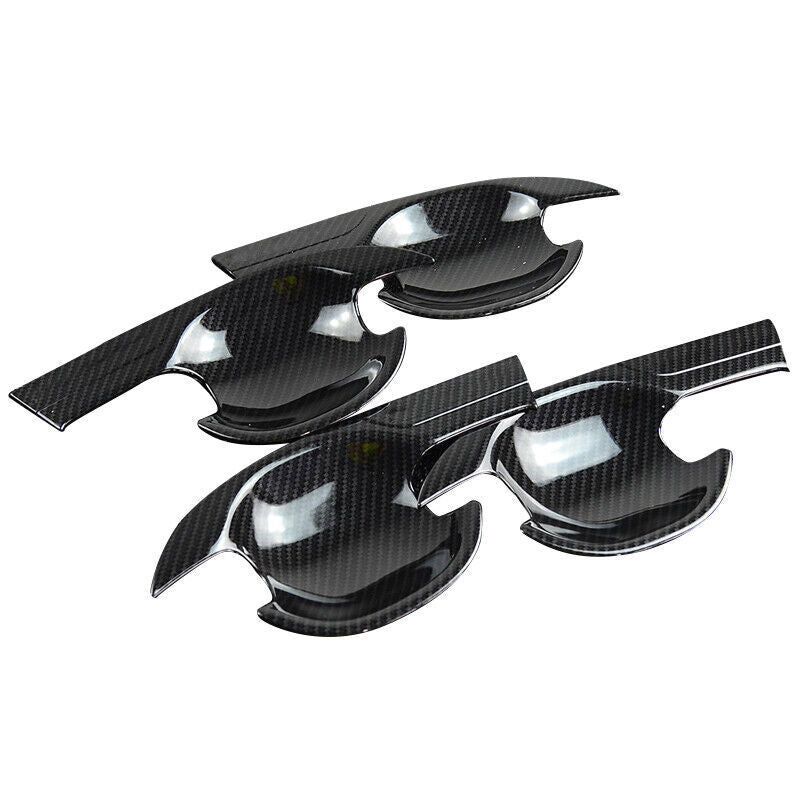 Door Handle Bowl Trim Covers Carbon ABS for Mitsubishi Outlander Sport 2011-2018