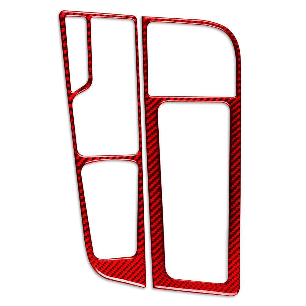 Central Console Gear Shift Frame Cover Trim Red for Hyundai Sonata 9th 15-19 LHD