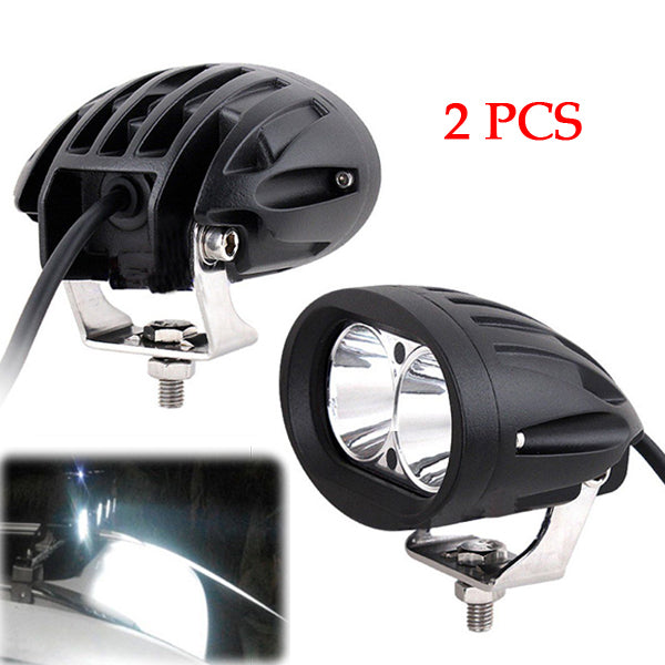 2-pack 20W LED DRL lights for cars, SUVs, driving, fog lights, off-road, 4WD - Universal n