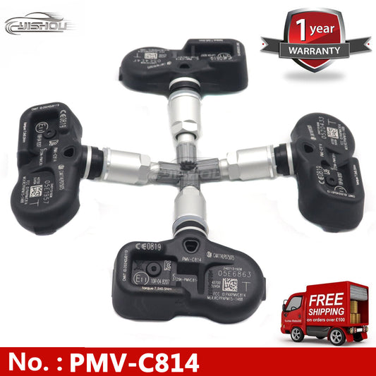 4-pack of new tire pressure TPMS sensors PMV-C814 for Infiniti QX80 and for Nissan Armada