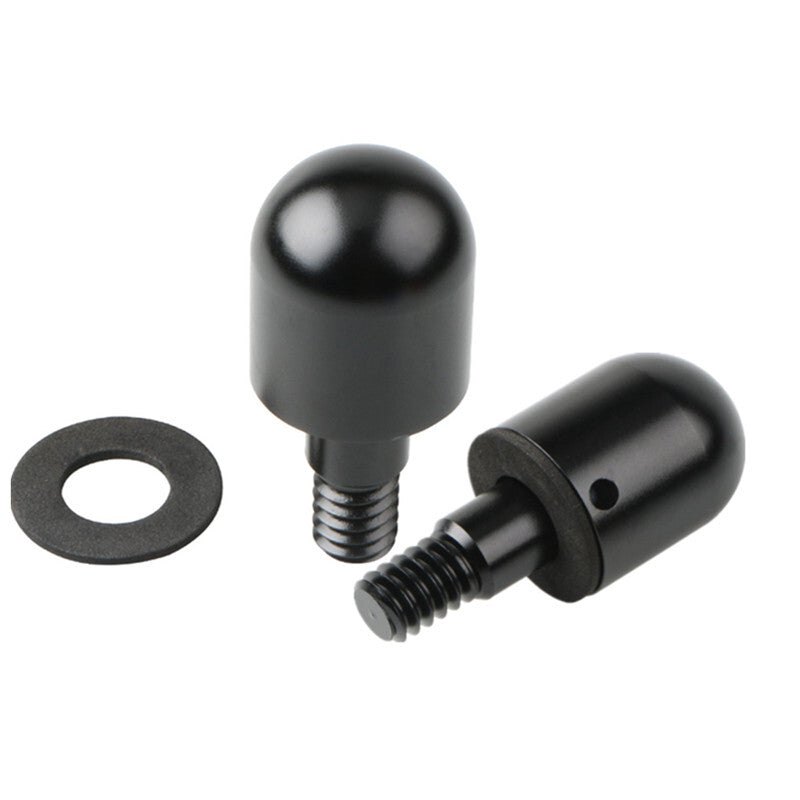 2x Car Aluminum Bumper Spike Round Nail Guard Anti Collision Protector for Smart